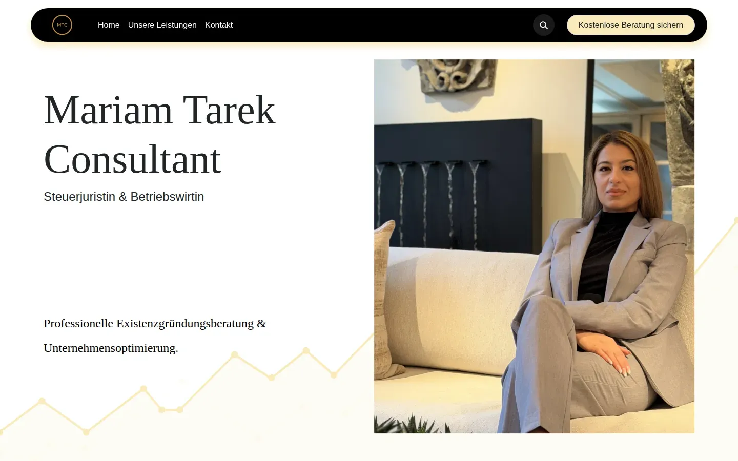 Referenz-Website MT-Consultant – von DariaTech erstellt